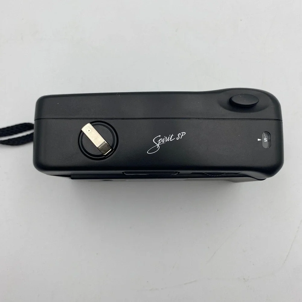 Spirit SP Panorama Focus Free 35mm Point and Shoot Film Camera Black Vintage